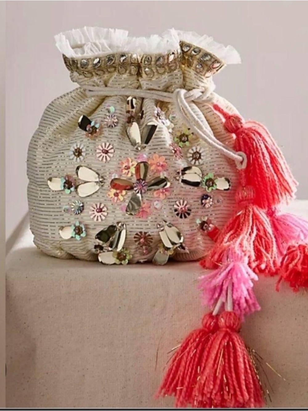 NWT Free People Mini Gift Sack
